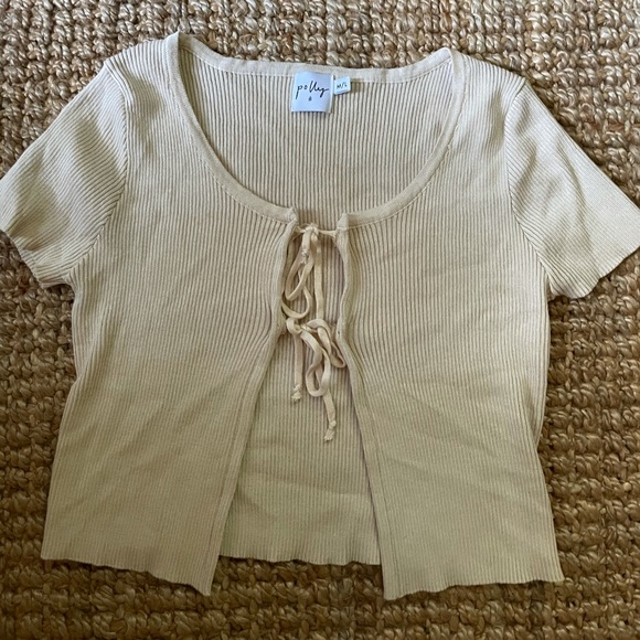 Princess Polly tie front sweater size M/L - Picture 1 of 3